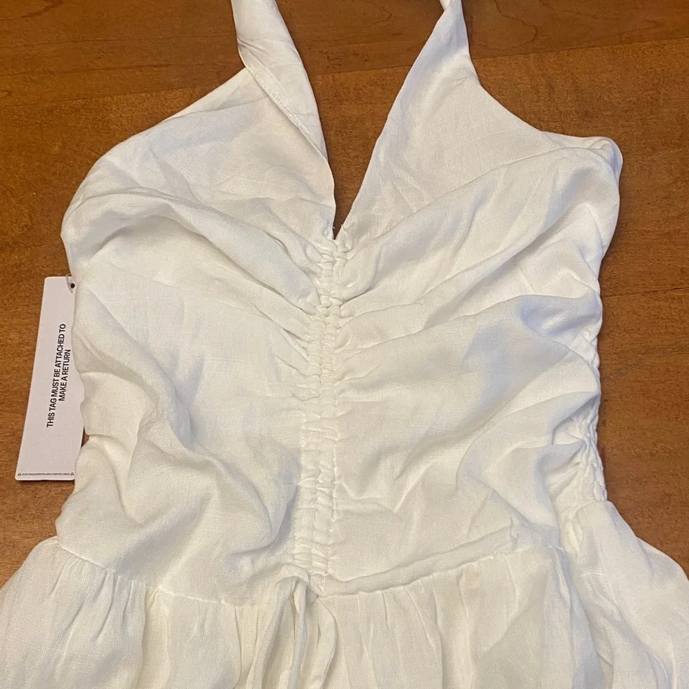 Princess Polly White Halter Maxi Dress - Picture 2 of 9
